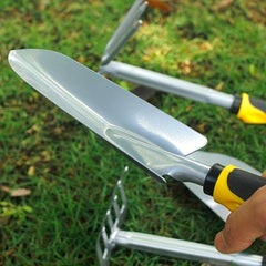 1pc Garden Trowel Hand Shovel 2 Piece Cast Aluminum Heavy Duty