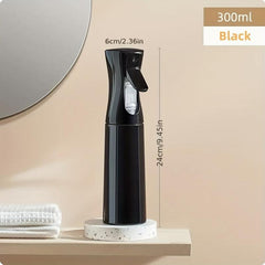 Continuous Mist Spray Bottle for Hair Styling and Skin Care