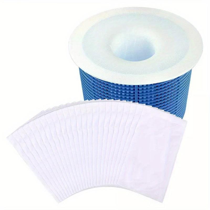 Pool Filter Saver Skimmer Basket Sock Sleeve Net - Pack of 30