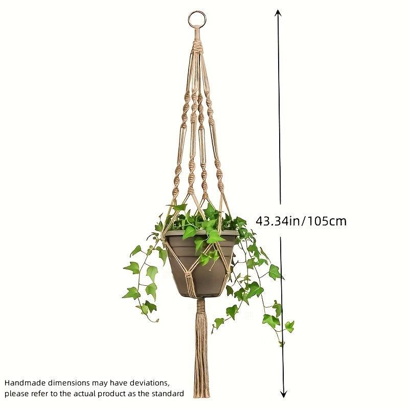 Boho Hemp Rope Plant Hanger