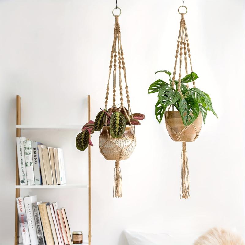 Boho Hemp Rope Plant Hanger