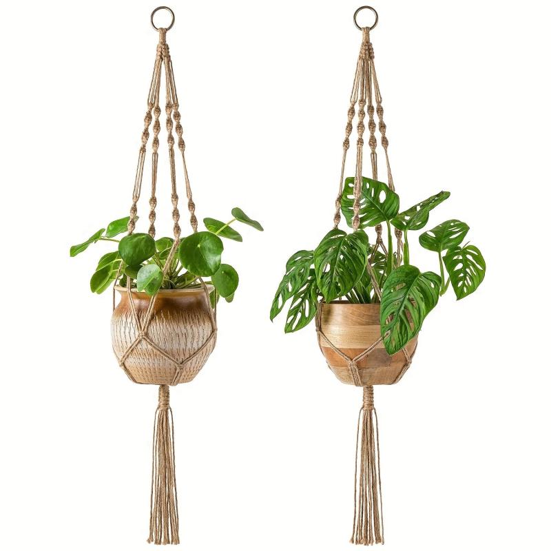 Boho Hemp Rope Plant Hanger
