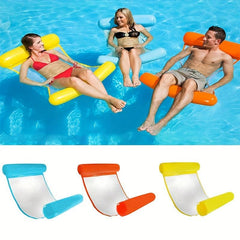 Water Foldable Inflatable Floating Bed Swimming Deck Chair