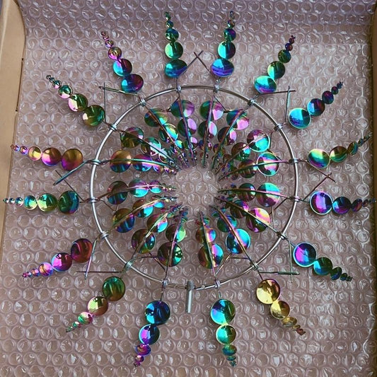 Metal Wind Spinner For Outdoor Decor Yard Patio Lawn Garden Decor