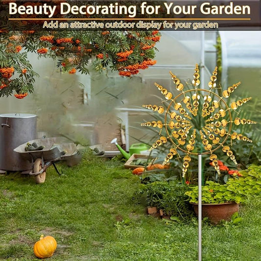 Metal Wind Spinner For Outdoor Decor Yard Patio Lawn Garden Decor