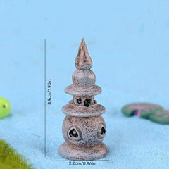 2pcs Doll House Ornaments Fairy Garden Decoration Micro Landscape Flowerpot