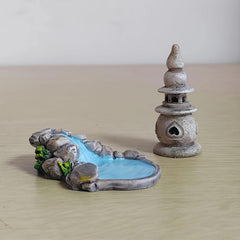 2pcs Doll House Ornaments Fairy Garden Decoration Micro Landscape Flowerpot