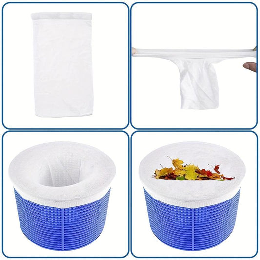 10pcs Pool Skimmer Socks Filters for In Ground Above Ground Pools
