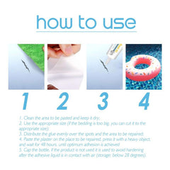 3pcs Pool Repair Kit Transparent Bonding Repair Subsidy