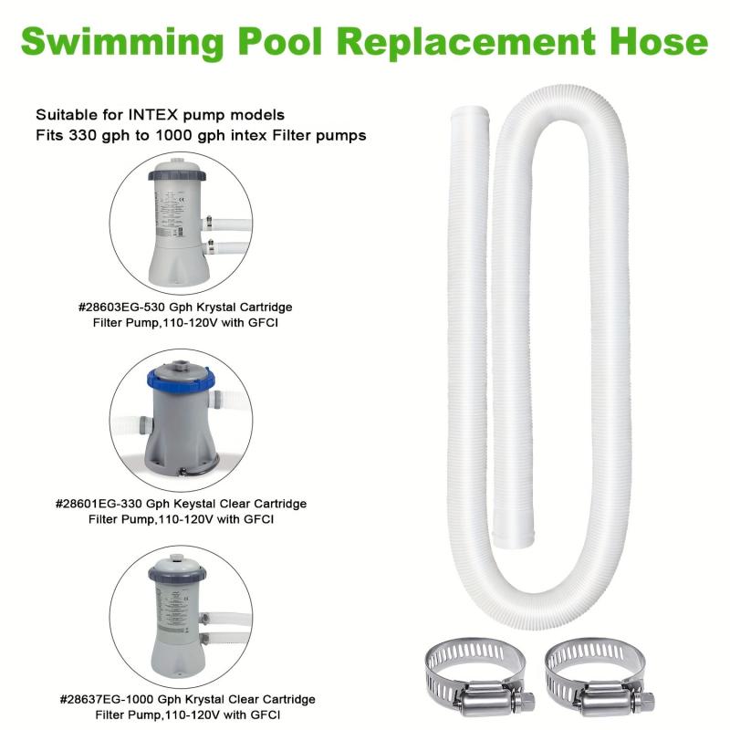Replacement Swimming Pool Hose - 150 X 3.2 cm
