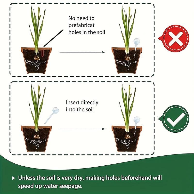 6pcs Round Automatic Watering Device for Potted Plants