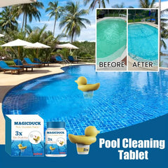 200g Pool Cleaning Tablets Set - Chlorine Disinfecting Effervescent Foam