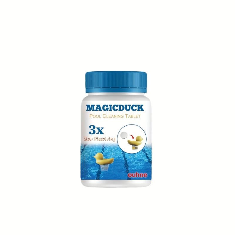 200g Pool Cleaning Tablets Set - Chlorine Disinfecting Effervescent Foam