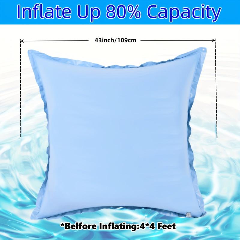 2pcs 4 ft X 4 ft Pool Air Pillow for Above Ground Swimming Pool Winterizing