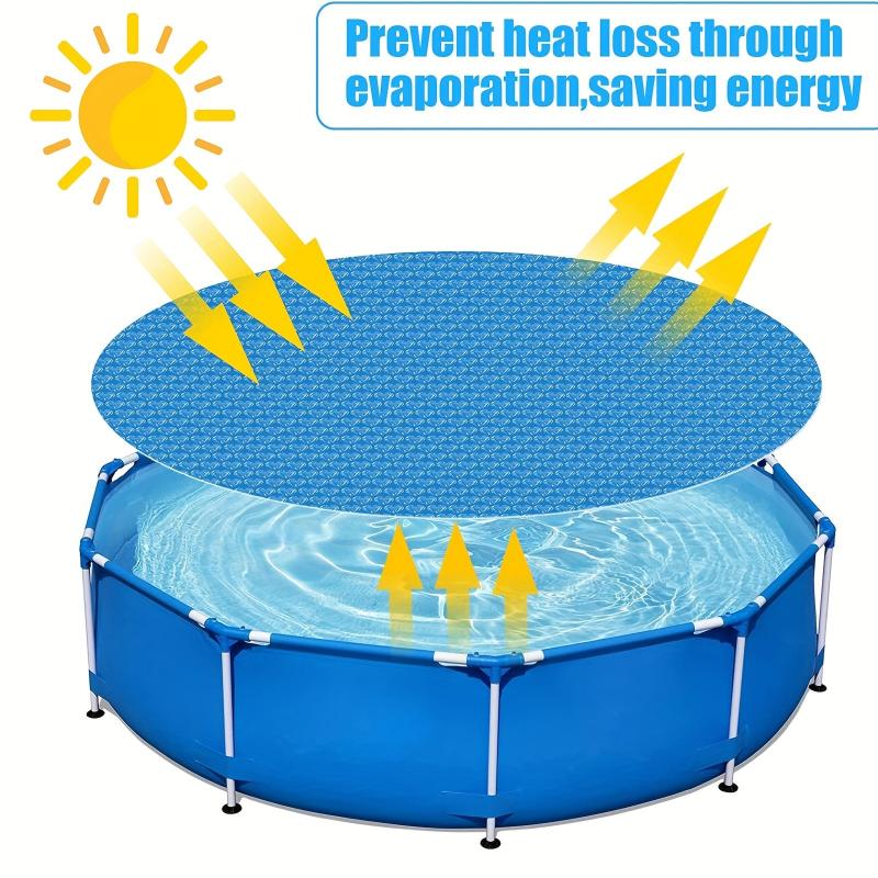 Solar Pool Cover 10ft Round Heat Retaining Blanket In/above Ground Pools
