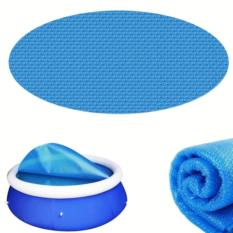 Solar Pool Cover 10ft Round Heat Retaining Blanket In/above Ground Pools