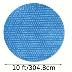 Solar Pool Cover 10ft Round Heat Retaining Blanket In/above Ground Pools