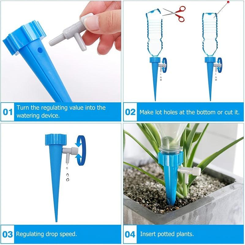12pcs Self Watering Spike Set Automate Your Garden's Irrigation