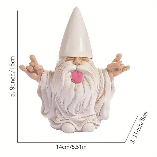 Cape Dwarf Gnome Elf Garden Statue Resin Ornament Decoration 14 13 7 Yard