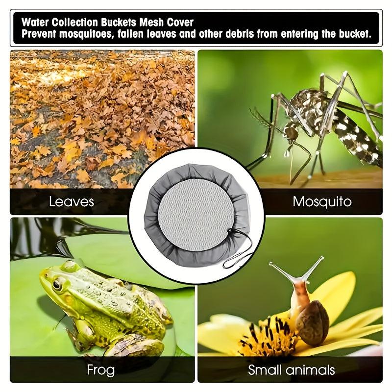 1pc Garden Bucket Mesh Cover Anti Drop Leaf Filter Mesh