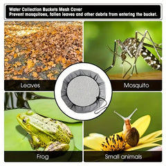 1pc Garden Bucket Mesh Cover Anti Drop Leaf Filter Mesh