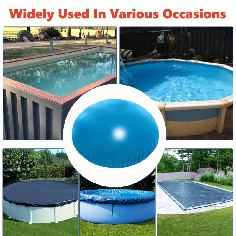 2pcs Winter Block Above Ground Pool Winter Air Pillow Cover Float Pillow