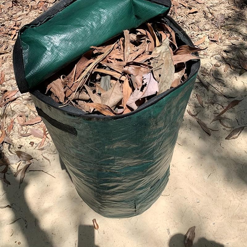 2pcs Reusable Compost Bin Bag for Garden Yard Waste