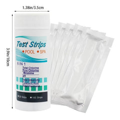 50pcs 6 Way Spa Test Strips For Hot Tub