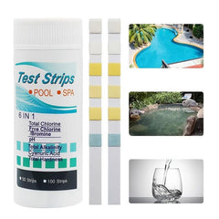 50pcs 6 Way Spa Test Strips For Hot Tub