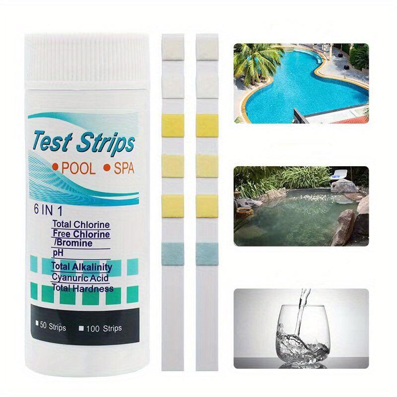 50pcs 6 Way Spa Test Strips For Hot Tub