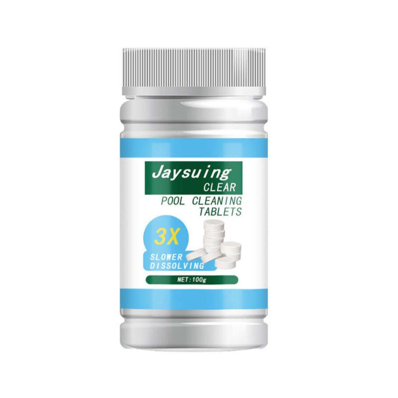 3pcs Pool Effervescent Tablets Hot Springs Massage Algae Remover