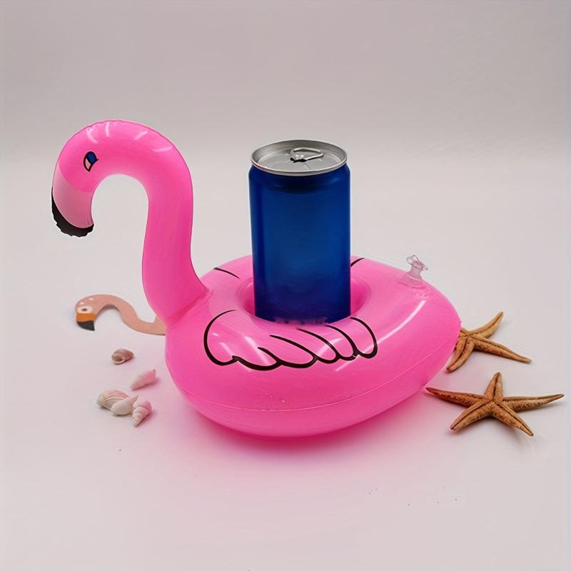 Cartoon Inflatable Coaster Party Pool Floating Holder Bath Toy