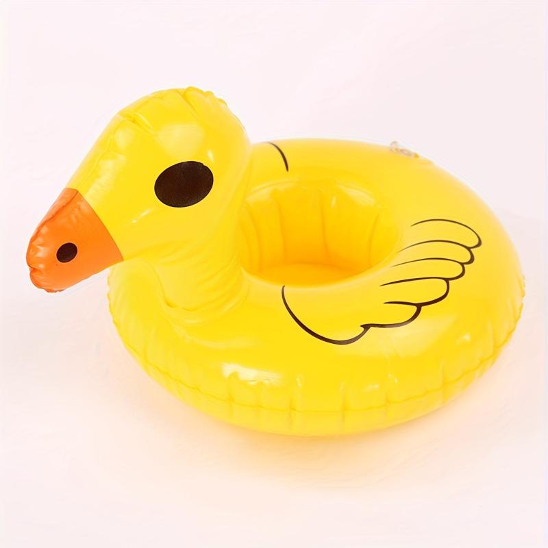 Cartoon Inflatable Coaster Party Pool Floating Holder Bath Toy