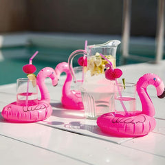 Cartoon Inflatable Coaster Party Pool Floating Holder Bath Toy