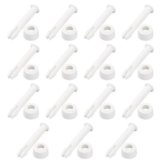 Pool Plastic Connecting Pins & Seal Replacement Parts - 15 Packs