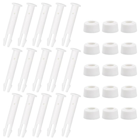 Pool Plastic Connecting Pins & Seal Replacement Parts - 15 Packs