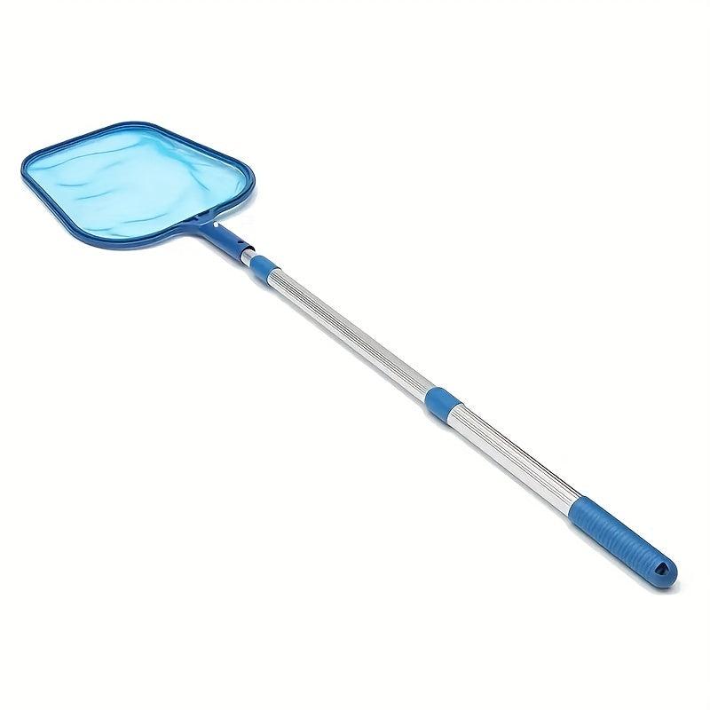 Pool Skimmer Net & Telescopic Pole Leaf Rake Mesh for Spa Pond Swimming Pool