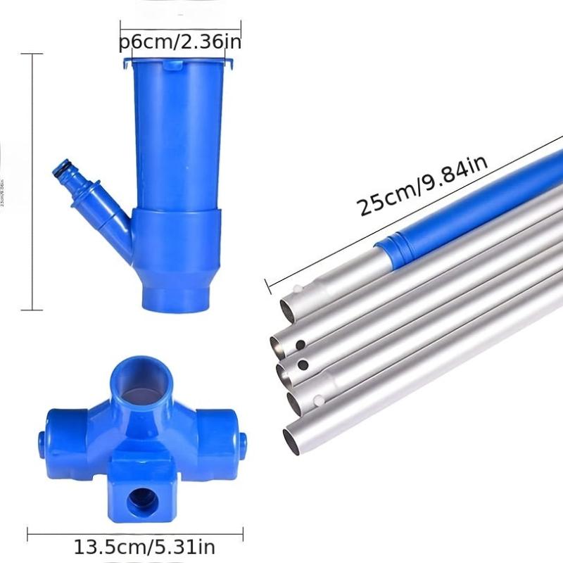 Flexible & Easy to Clean Pool Underwater Vacuum Jet Cleaner