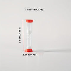 Cartoon Hourglass Timer 1-2 Minutes Anti-fall Learning Creative Ornaments