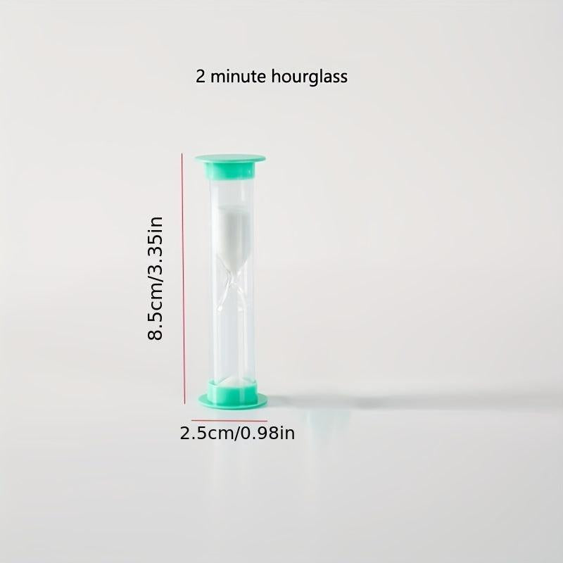 Cartoon Hourglass Timer 1-2 Minutes Anti-fall Learning Creative Ornaments