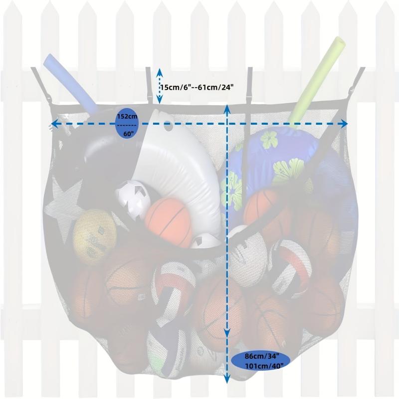 Pool Floating Organizer Storage Bag Outdoor Large Capacity Beach Storage Mesh