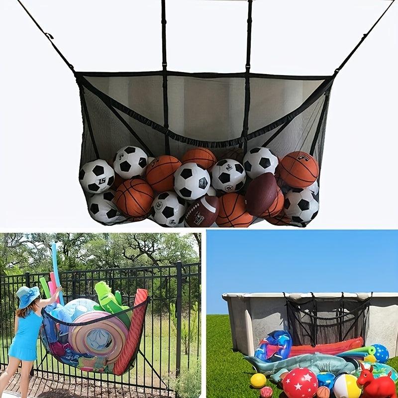 Pool Floating Organizer Storage Bag Outdoor Large Capacity Beach Storage Mesh