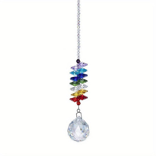Colorful Glass Chandelier Suncatchers Prisms Hanging Ornament