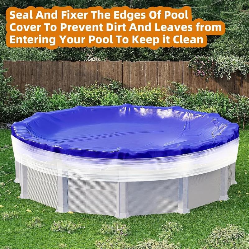 Winter Pool Cover Seal - Windproof Above Ground Pool Cover Saver
