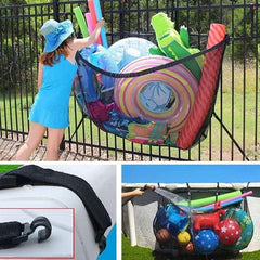 Large Capacity Pool Storage Mesh Bag for Inflatable Toy and Beach Gear