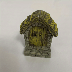 Wooden Door Statue for DIY Dollhouse Fairy Garden Bonsai