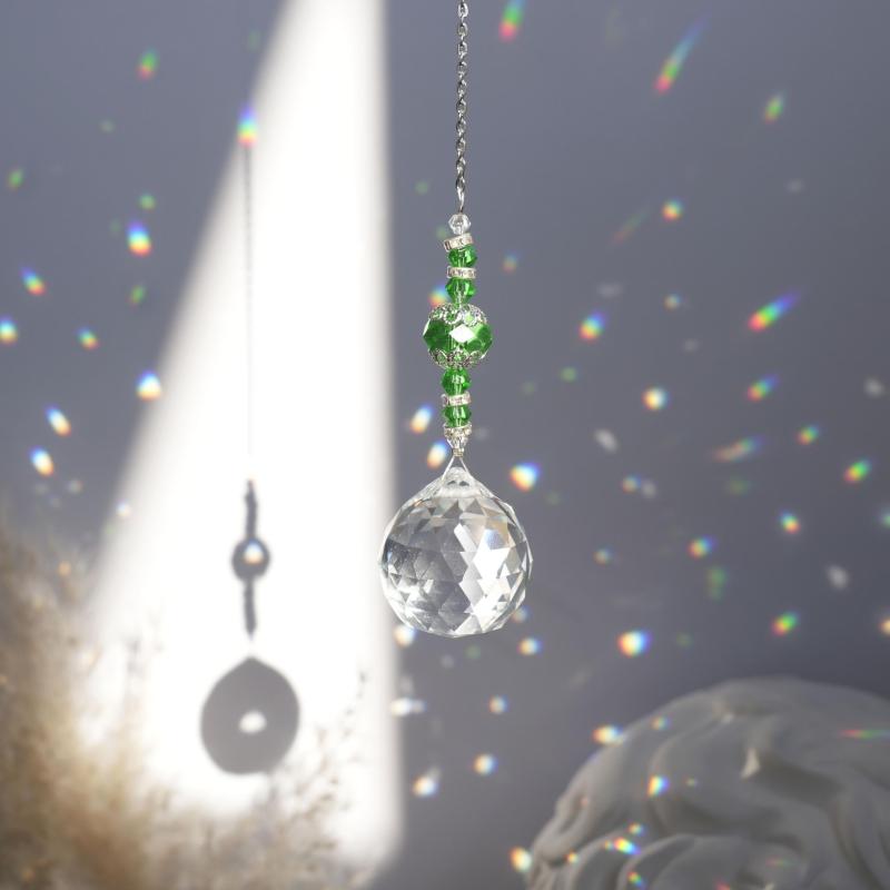 Rainbow Crystal Chandelier for Home/Garden