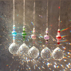 Rainbow Crystal Chandelier for Home/Garden