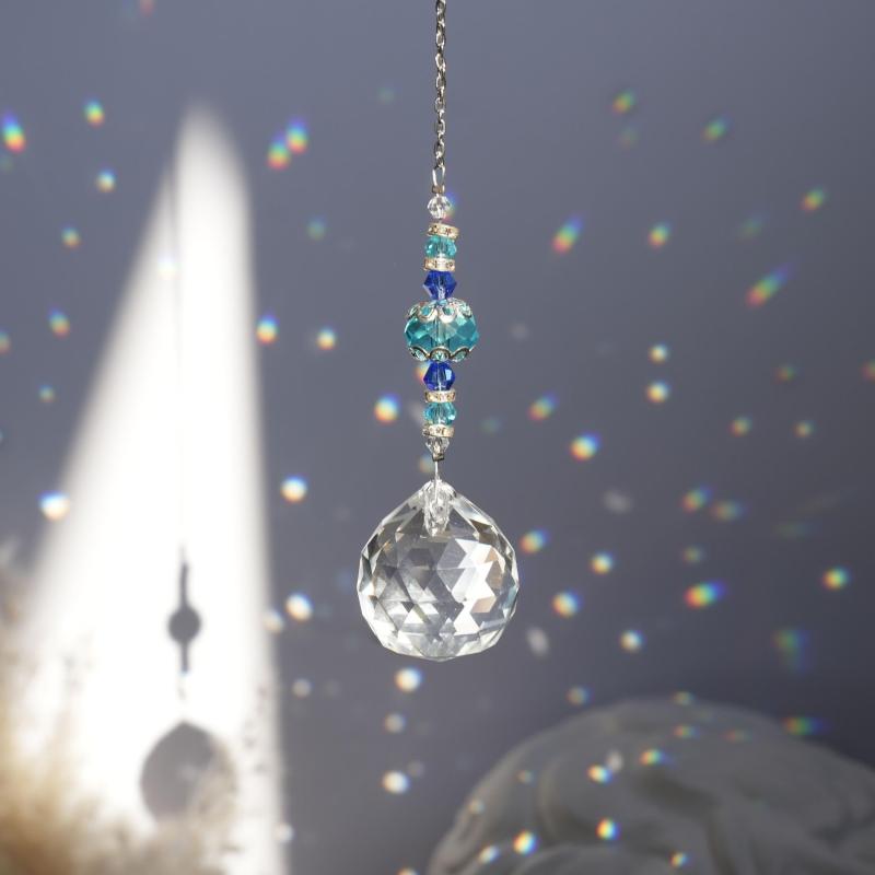 Rainbow Crystal Chandelier for Home/Garden