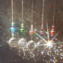 Rainbow Crystal Chandelier for Home/Garden